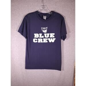 Blue Crew Tshirt Unisex Small Marietta College Pioneers Football‎